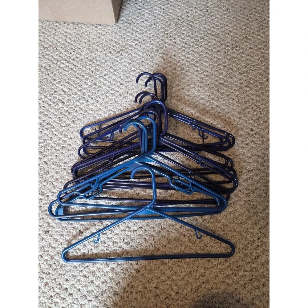 Lot of Dark Blue Hangers
